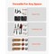 PVC Slat Wall Panel Modular Design Easy Install Adjustable Storage and Display Panel
